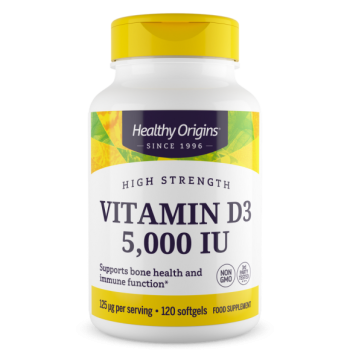 Healthy Origins Vitamin D3 2000 IU 120 sgels