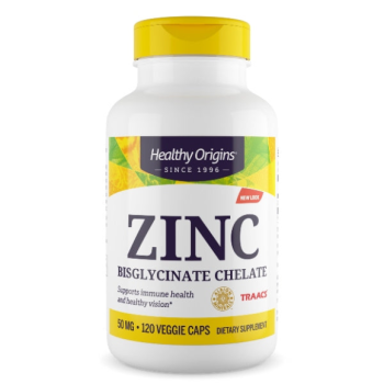 Healthy Origins Zinc Bisglycinate Chelate 50 mg 120 vcaps