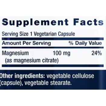 Life Extension Magnesium Citrate 100 mg 100 vcaps