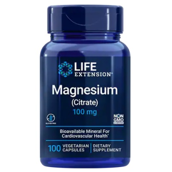 Life Extension Cytrynian Magnezu 100 mg 100 kaps.