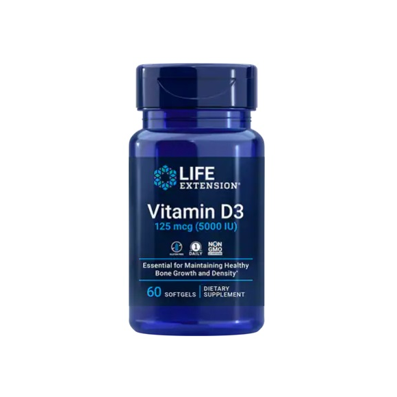 Life Extension Vitamin D3 5000 IU 60 sgels