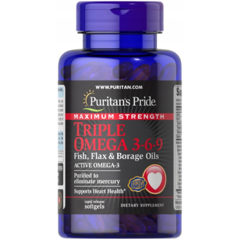 Puritan's Pride Omega 3-6-9 240 sgels