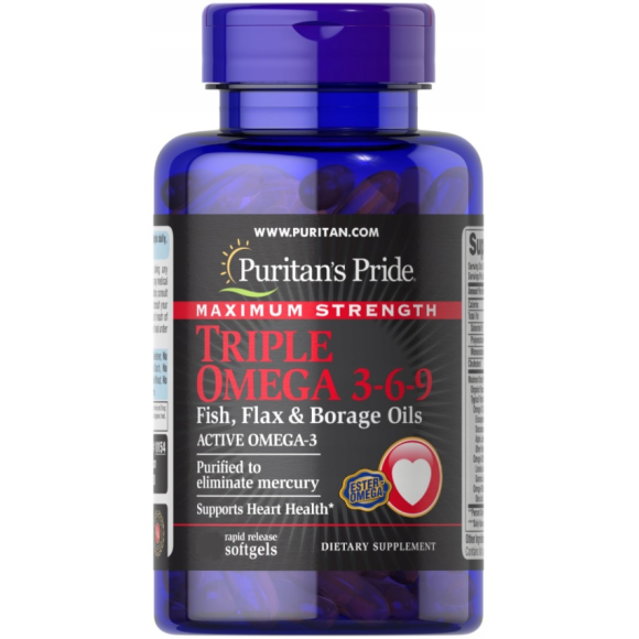 Puritan's Pride Omega 3-6-9 3600 mg 240 sgels