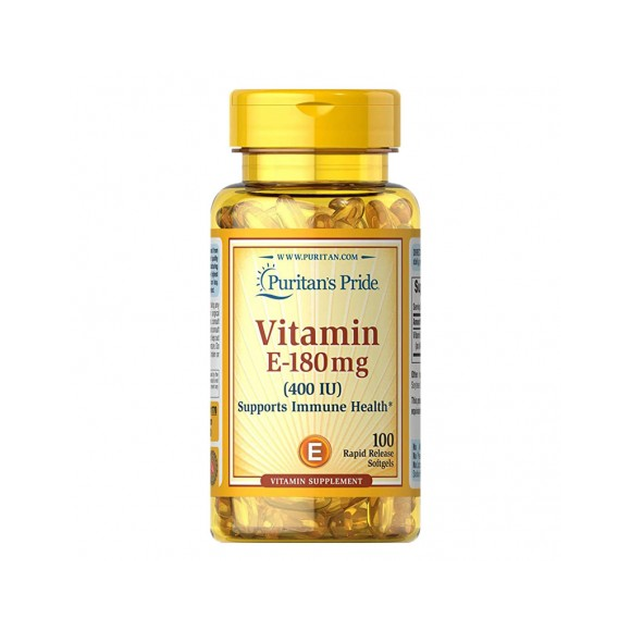 Puritan's Pride Vitamin E 180 mg (400 IU) 100 sgels