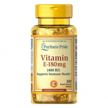 Puritan's Pride Vitamin E 180 mg (400 IU) 100 sgels