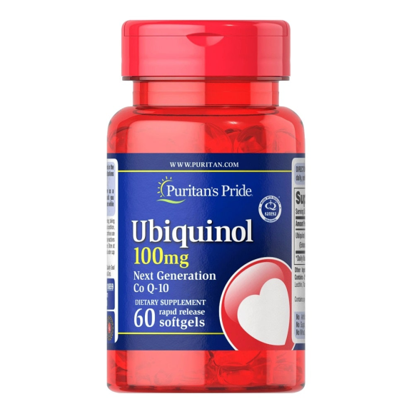 Puritan's Pride Ubiquinol 100 mg 60 sgels