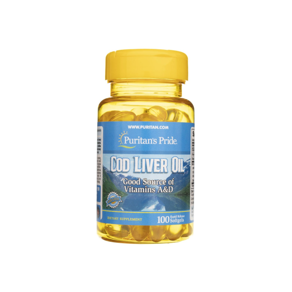 Puritan's Pride Cod Liver Oil 100 sgels