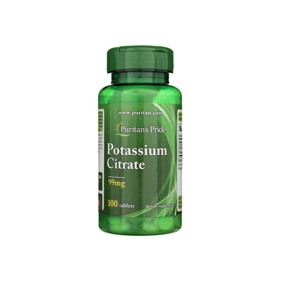 Puritan's Pride Potassium Citrate 99 mg 100 tabs