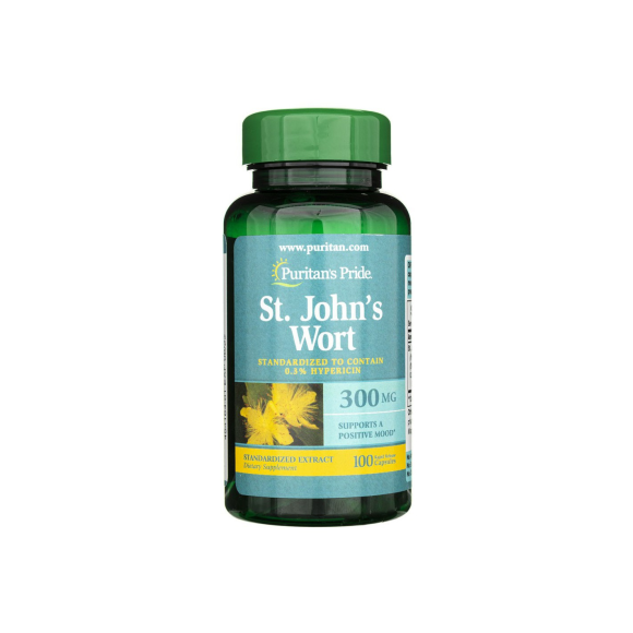 Puritan's Pride St. John's Wort 300 mg 100 capsules