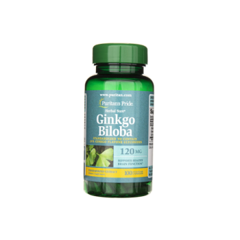 Puritan's Pride Ginkgo Biloba (standaryzowana) 120 mg 100 kapsułek