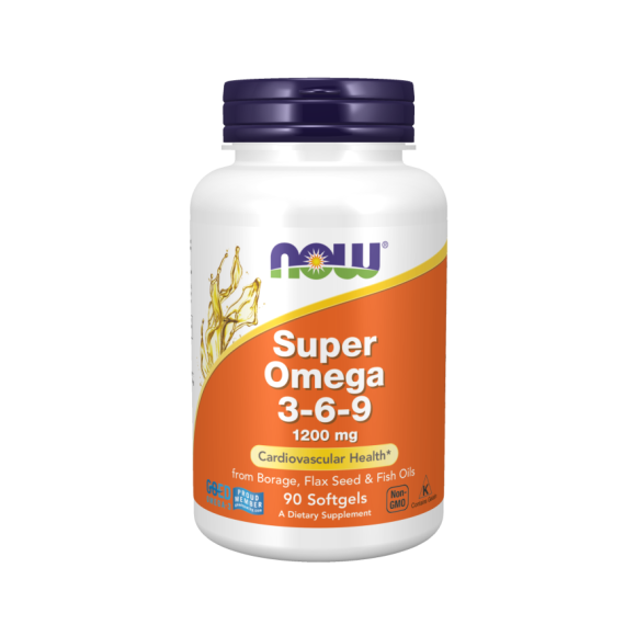 Now Foods Super Omega 3-6-9 1200 mg 90 sgels