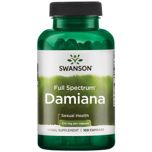 Swanson Damiana 510mg 100 kaps.