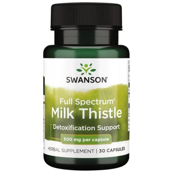 Ostropest plamisty (milk thistle) 500 mg 30 kaps.