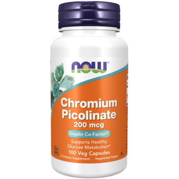 Now Foods Chromium Picolinate 200 mcg 100 vcaps