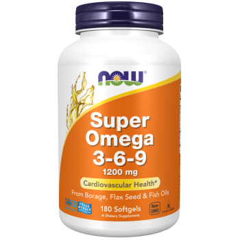 Now Foods Super Omega 3-6-9 1200 mg 180 sgels