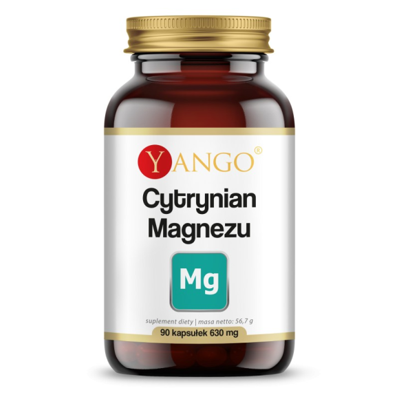 Yango Cytrynian magnezu 90 kaps.