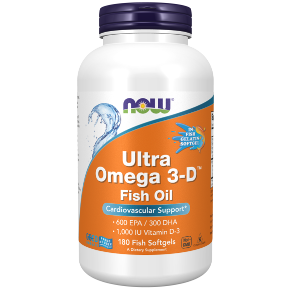 Now Foods Ultra Omega 3-D 180 sgels