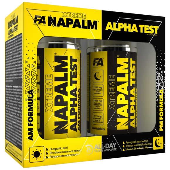 FA Napalm Alpha Test (AM PM Formuła) 240 tabs (2 x 120)