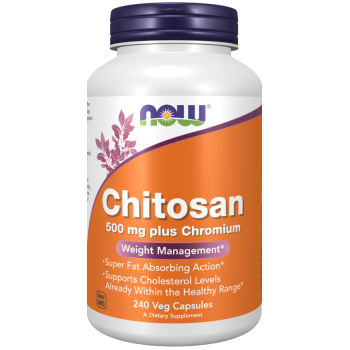 Now Foods Chitozan + Chrom 500/100 mg 120 vcaps