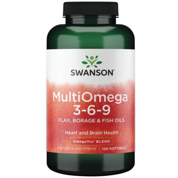 Swanson MultiOmega 3-6-9 120 sgels