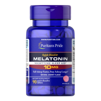 Puritan's Pride Quick Dissolve Melatonina 10 mg 90 tabs