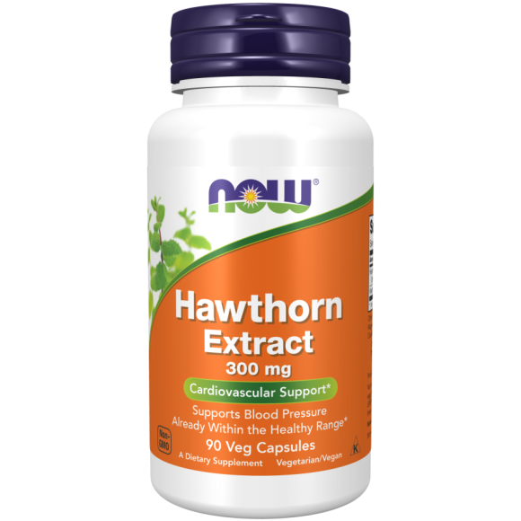 Now Foods Hawthorn Extract 300 mg 90 vcaps