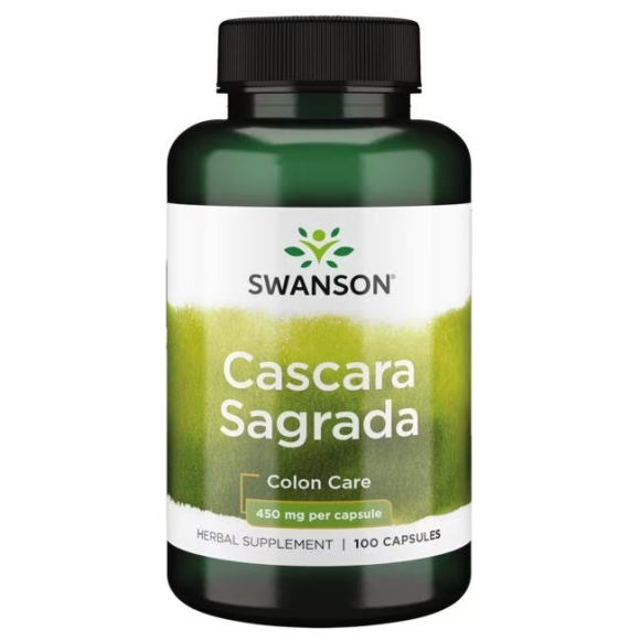 Swanson Cascara Sagrada 450 mg 100 caps