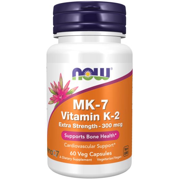 Now Foods Witamina K2 MK-7 300 mcg 60 kaps.