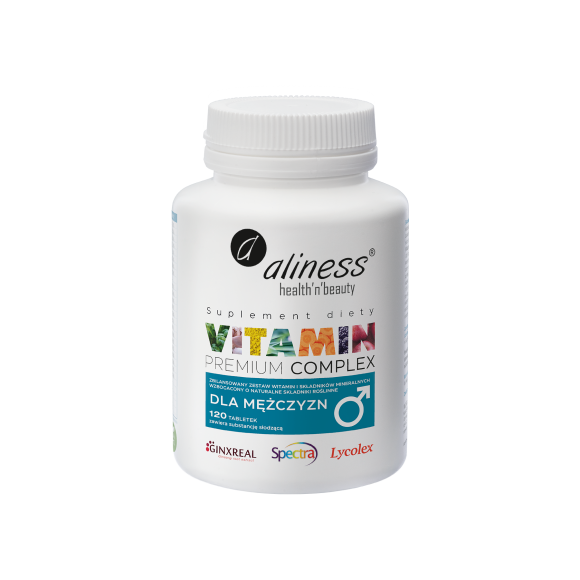 Aliness Premium Vitamin Complex dla mężczyzn 120 tab.