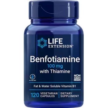 Life Extension Benfotiamine with Thiamine 100 mg 120 vcaps