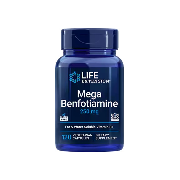 Life Extension Mega Benfotiamina 250 mg 120 vcaps