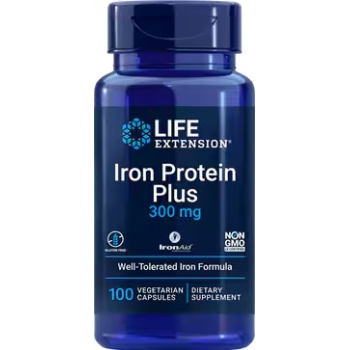 Life Extension Iron Protein Plus 300 mg 100 vcaps