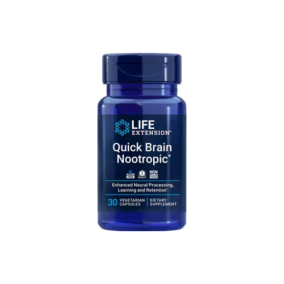 Life Extension Quick Brain Nootropic 30 vcaps