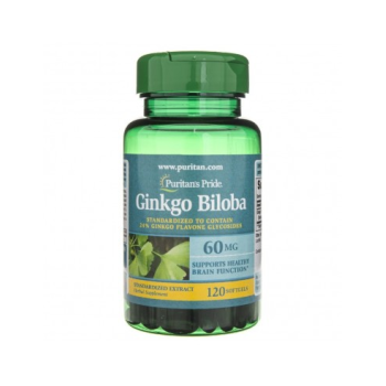 Puritan's Pride Ginkgo Biloba (standaryzowana) 120 mg 100 kapsułek