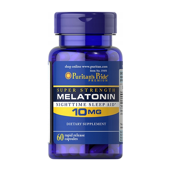 Puritan's Pride Melatonina 10 mg 60 kaps.