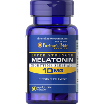 Puritan's Pride Melatonina 10 mg 60 kaps.