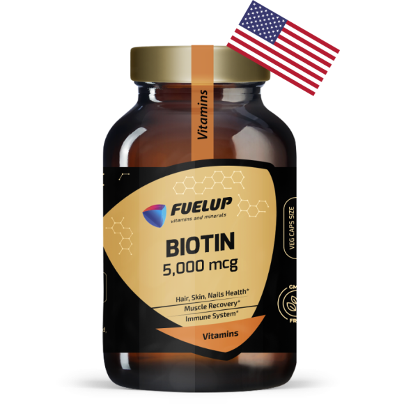 Fuel Up Biotin 5000 mcg 60 vcaps