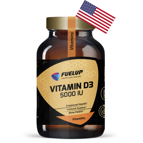 Fuel Up Witamina D3 5000 IU 120 softgels