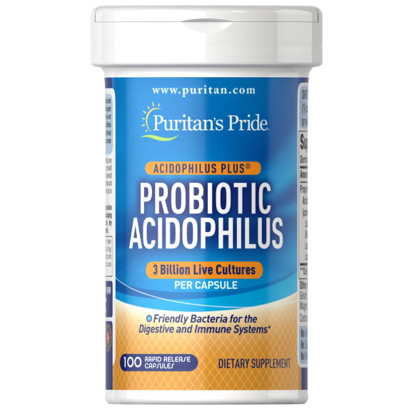 Puritan's Pride Probiotic Acidophilus 3 Billion 100 caps