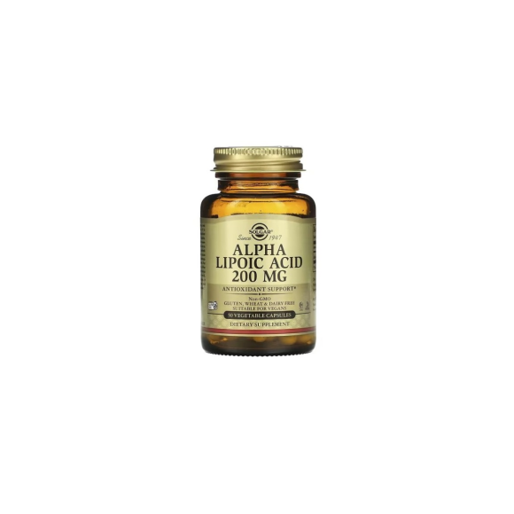 Solgar Alpha Lipoic Acid 200 mg 50 vcaps