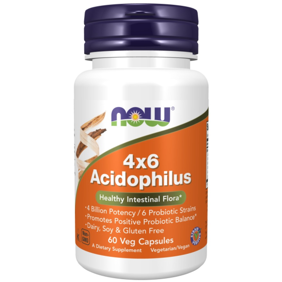 Now Foods Probiotyk Acidophilus 4x6 60 vcaps