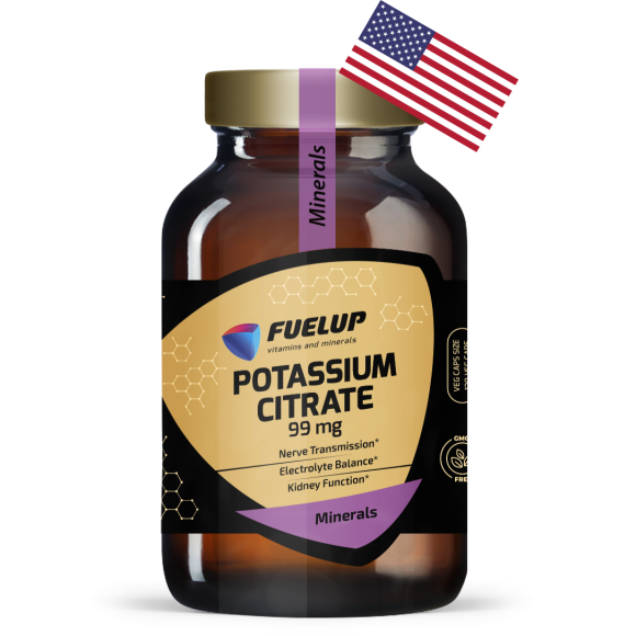 Fuel Up Potassium Citrate 99 mg 120 vcaps