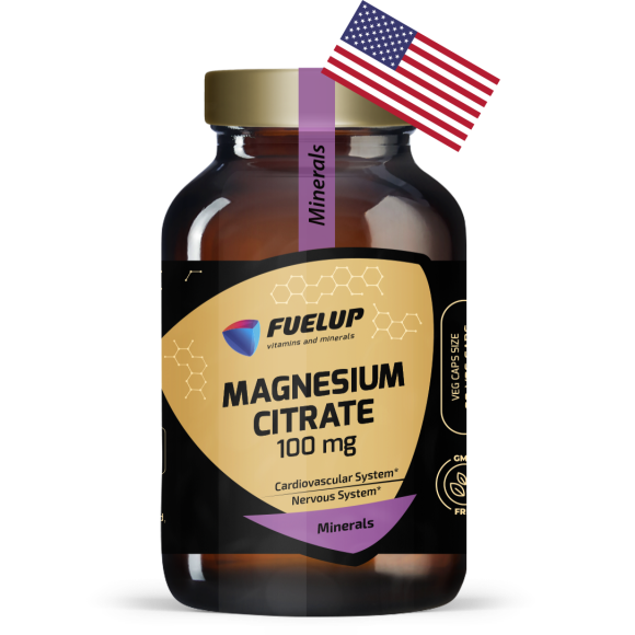 Fuel Up  Magnesium Citrate 100 mg 60 vcaps