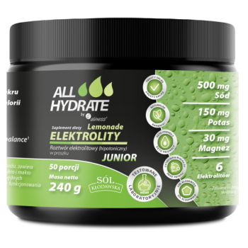 Aliness ALLHydrate Electrolytes JUNIOR Lemonade 240g