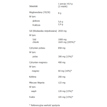 Aliness ALLHydrate Isotonic Lemon + Caffeine 745g