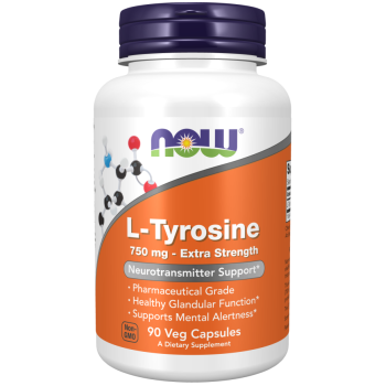 Now Foods L-Tyrosine 750 mg 90 vcaps