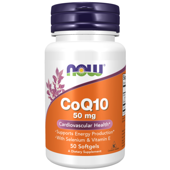 Now Foods Coenzyme Q10 50 mg 50 sgels